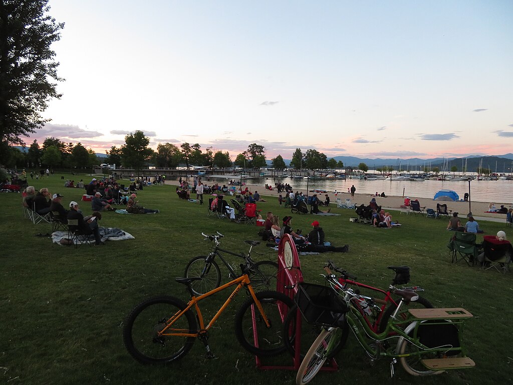 4th of July celebration at the Sandpoint City Beach